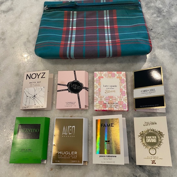 8-pc Women's Fragrance Bundle + Makeup Case - Picture 1 of 3